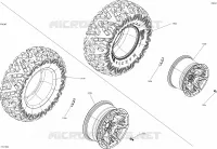 Roues Et Pneus Commander - Ensemble LTD