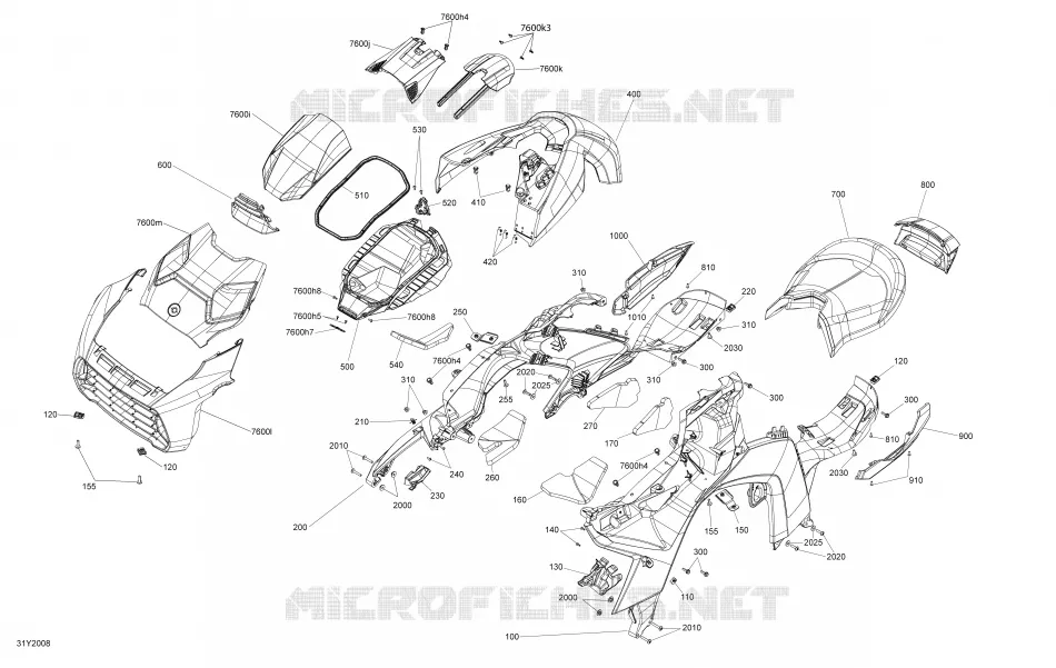 Carrosserie - Capot / Grille / Siège Conducteur / Module Supérieur