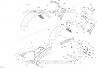 Suspension, Arrière - STD - Bras Oscillant - Amortisseur - Aile