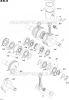 Vilebrequin Et Pistons - 850 EFI