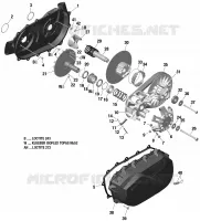 Rotax - Transmission - 850 EFI (Outlander)