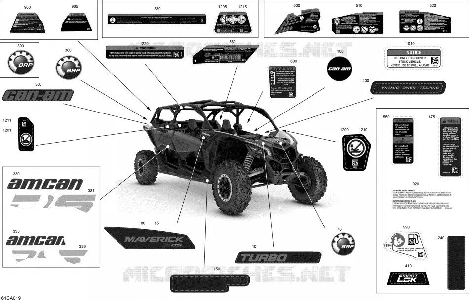 Carrosserie - Décalques  - XDS