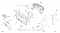Habitacle - Excepté XT CAB - Section arrière