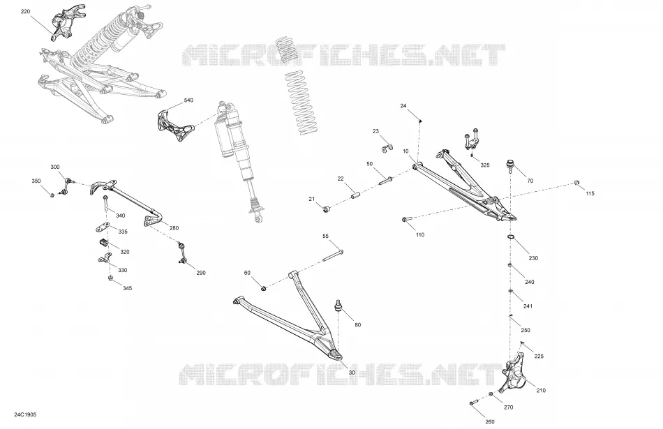 Suspension Avant - Turbo R - XMR