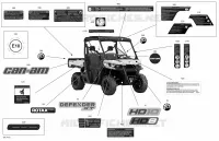 Décalques - HD8 - XT