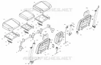 Carrosserie - Siège Arrière -  XT