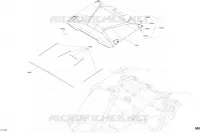 Carrosserie - Noir Carbone - Ensemble XRC - Partie Toit
