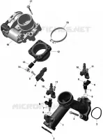01- ROTAX - Air Intake Manifold And Throttle Body