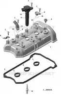 Moteur - Couvercle De Soupapes - 900 ACE