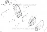 Admission Air - Moteur - Filtre / Silencieux Admission
