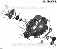 Couvercle Embrayage Et Pompe À Eau _49R1533