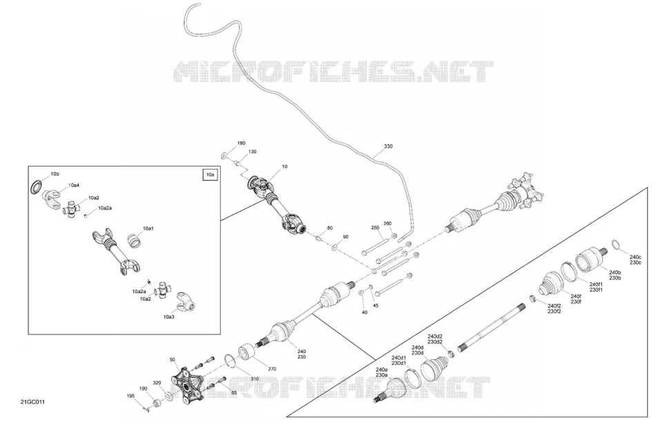 REAR DRIVE SHAFT 