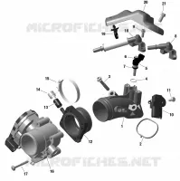 01- ROTAX - Air Intake Manifold And Throttle Body