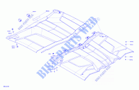 Carrosserie   Section Toît pour Can-Am MAVERICK MAX TURBO RR X RS de 2021