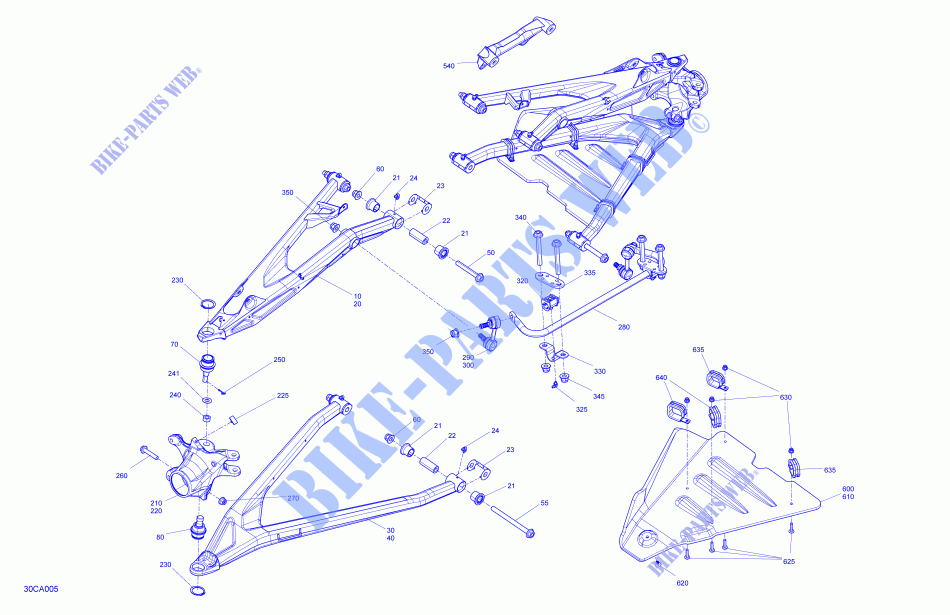 Suspension   Avant pour Can-Am MAVERICK TURBO RR X RC de 2021
