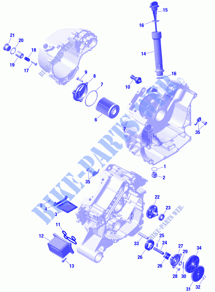 Rotax   Lubrification Du Moteur   Sauf LTD CAB pour Can-Am DEFENDER MAX HD10 de 2021