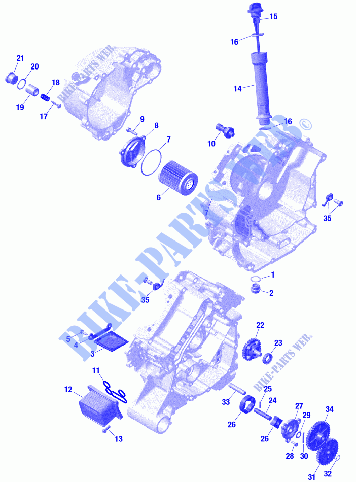 Rotax   Lubrification Du Moteur   Sauf LTD CAB pour Can-Am DEFENDER PRO DPS HD10 de 2021