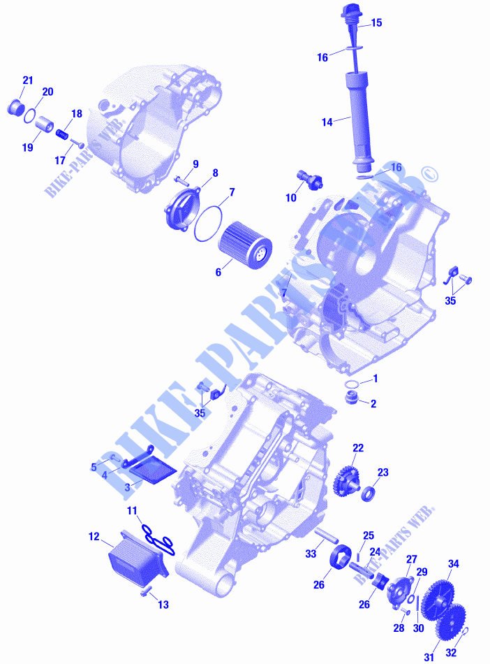 Rotax   Lubrification Du Moteur   Sauf LTD CAB pour Can-Am DEFENDER HD10 de 2021