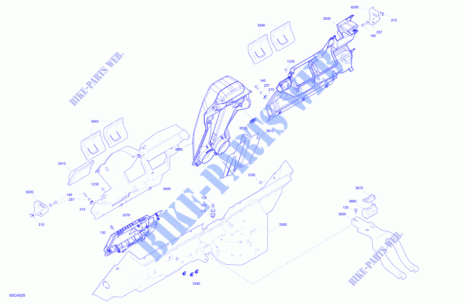 Carrosserie   Habitacle   Panneaux Arrières pour Can-Am MAVERICK TURBO X MR de 2021