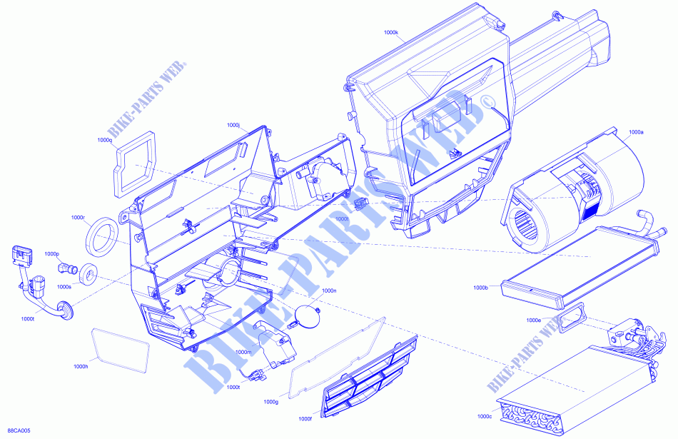 Carrosserie   Cabine   Climatiseur pour Can-Am DEFENDER MAX CAB LIMITED HD10 de 2021