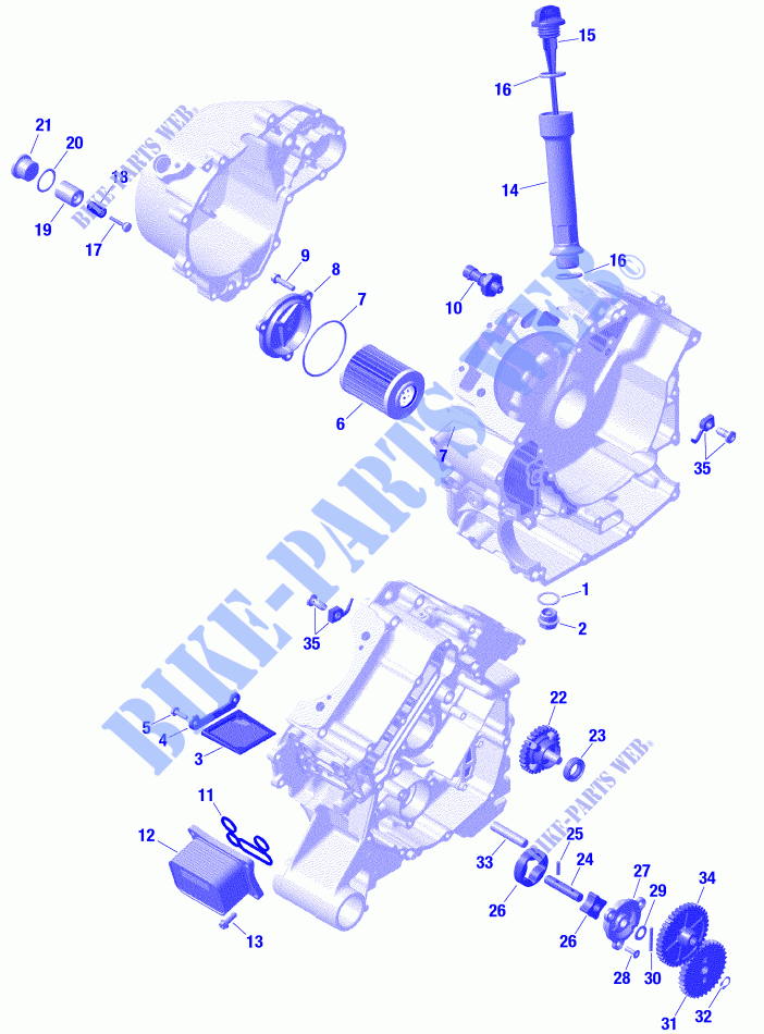 Rotax   Lubrification Du Moteur pour Can-Am DEFENDER PRO 6X6 HD10 de 2021
