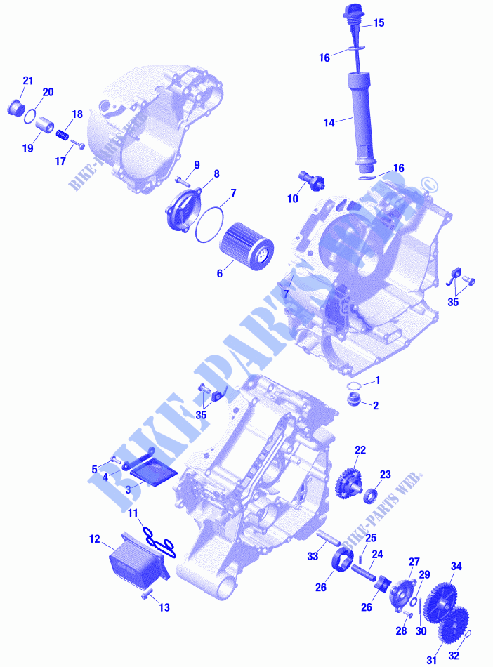 Rotax   Lubrification Du Moteur pour Can-Am DEFENDER X MR HD10 de 2021