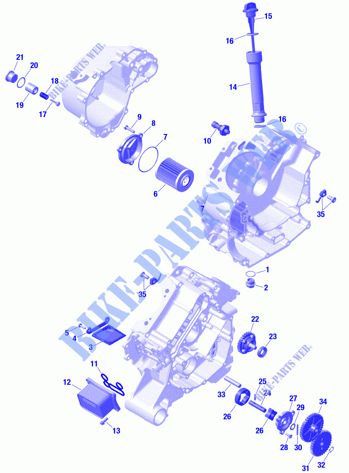 Rotax   Lubrification Du Moteur pour Can-Am DEFENDER HD10 de 2021