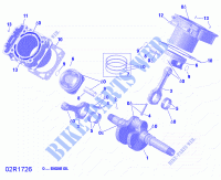 Vilebrequin, Piston Et Cylindre   HD8 pour Can-Am DEFENDER MAX HD8 de 2020