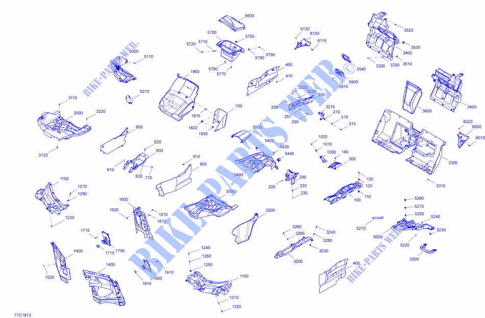 Habitacle   Tous Les Modèles pour Can-Am MAVERICK X3 TURBO X RC de 2018