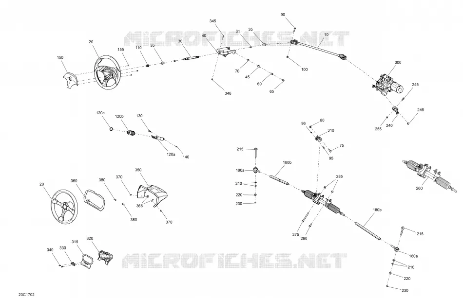 Direction - Tous les Modèles Can-Am SSV MAVERICK MAX 2017 MAVERICK MAX  MAVERICK MAX