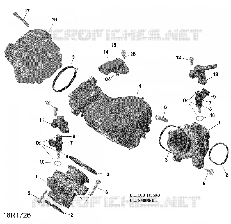 Collecteur Admission Air Et Carter De Papillon - HD8 Can-Am SSV DEFENDER HD8 / HD10 2017 DEFENDER HD8 / HD10  DEFENDER HD8 / HD10