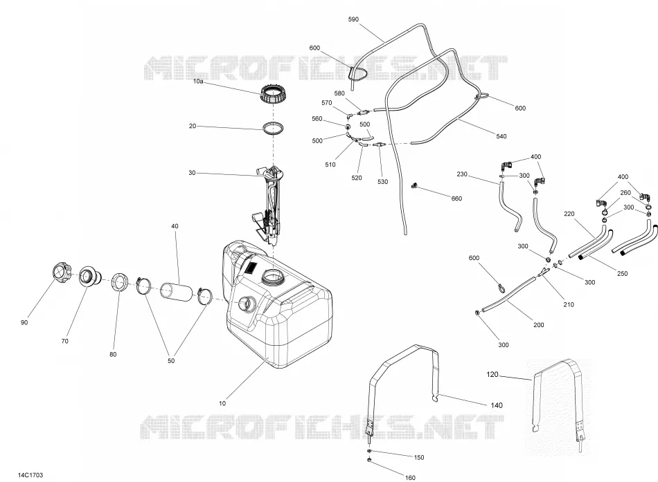 Système Alimentation - Tous les Modèles Can-Am SSV DEFENDER HD8 / HD10 2017 DEFENDER HD8 / HD10  DEFENDER HD8 / HD10