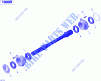 Arbre Entraînement _56R1512 pour Can-Am MAVERICK X XC 1000 de 2015