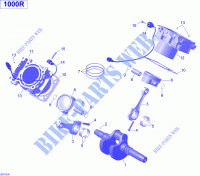 Vilebrequin, Piston Et Cylindre Turbo _02R1536 pour Can-Am MAVERICK XDS-DPS 1000 de 2015