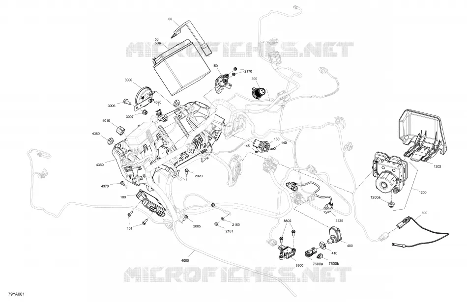Électrique - système pour Can-Am RYKER ACE RALLY EDITION 900 de 2021 ...