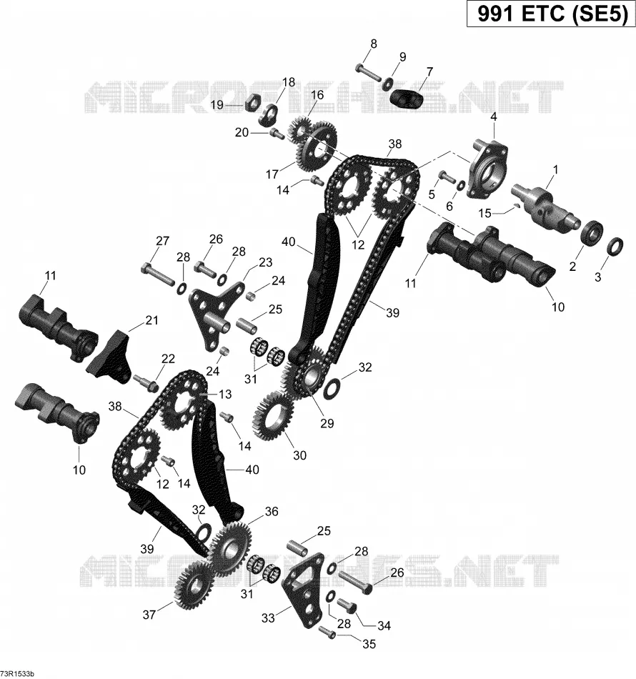 Entraînement De Soupapes _73R1533b Can-Am On-Road SPYDER RS SE5 2015 SPYDER RS SE5  SPYDER RS SE5