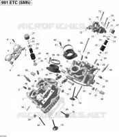 Culasse pour Can-Am SPYDER ST SM5 de 2014