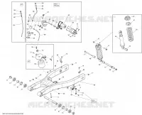 Suspension, Arrière _26Y1404 pour Can-Am SPYDER ST SM5 de 2014