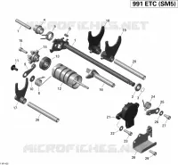Système De Changement De Vitesse pour Can-Am SPYDER ST SM5 de 2014