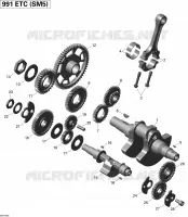 Vilebrequin pour Can-Am SPYDER ST SM5 de 2014