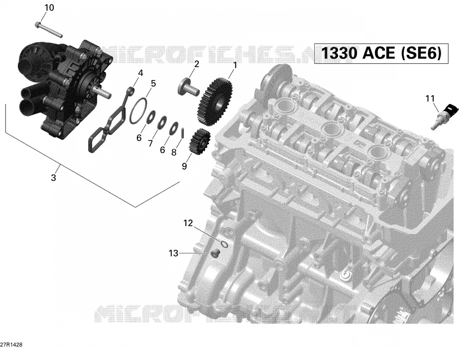 Refroidissement Moteur Can-Am On-Road SPYDER RT-S SE6 2014 SPYDER RT-S SE6  SPYDER RT-S SE6