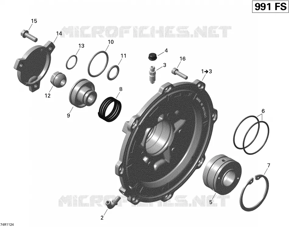 Couvercle De Diaphragme Can-Am On-Road SPYDER RS SM5 2011 SPYDER RS SM5  SPYDER RS SM5