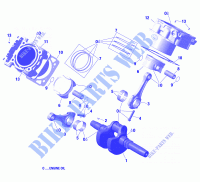 Rotax   Vilebrequin, Piston Et Cylindre pour Can-Am RENEGADE X XC 1000 T de 2021