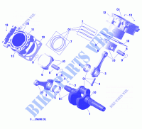 Rotax   Vilebrequin, Piston Et Cylindre pour Can-Am OUTLANDER MAX 1000 T de 2021