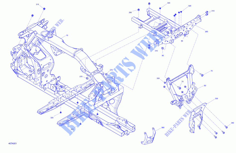 Châssis   Système pour Can-Am RENEGADE X MR 1000R (VISCO-4LOK) de 2021