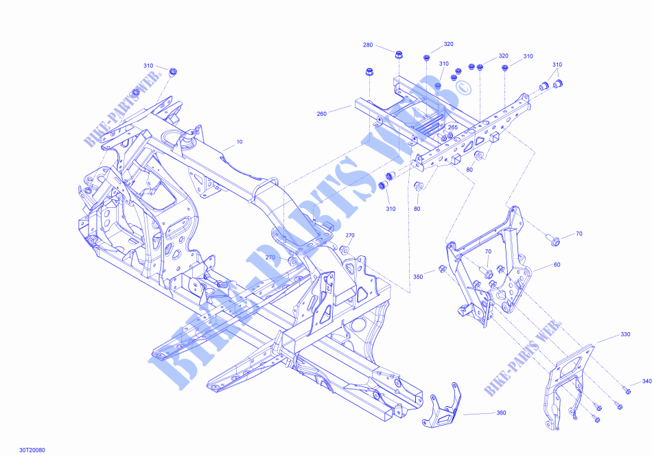 Châssis pour Can-Am RENEGADE X XC 1000R de 2020