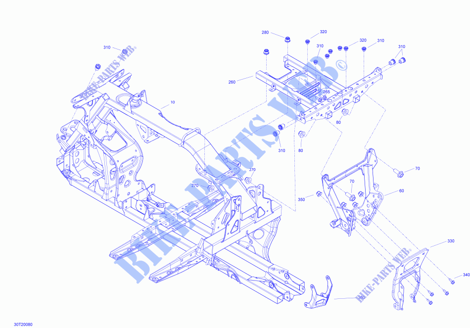 Châssis pour Can-Am RENEGADE X MR 570 de 2020