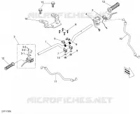 Guidon pour Can-Am DS 90 de 2017