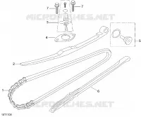 Tensionneur De Chaîne pour Can-Am DS 90 de 2017
