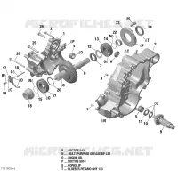 Arbre de Sortie de la Boîte de Vitesses   650 EFI XMR 850 EFI pour Can-Am OUTLANDER X MR 650 de 2016